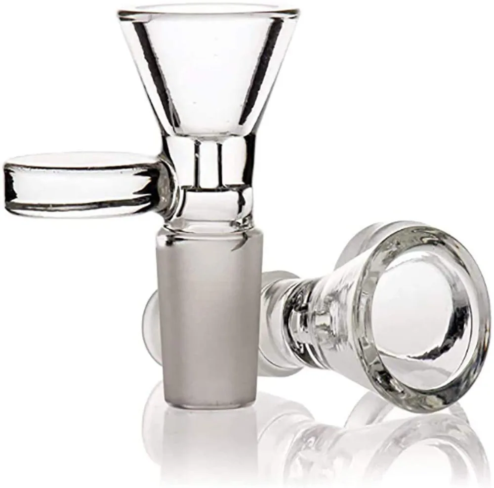 4-Piece 14mm Glass Bowl Set Decorative Transparent Glass Funnel Set Glass Bowl Set