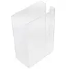 Compact Wall Mount Paper Towel Dispenser Clear Transparent Folded Paper Towel Holder Acrylic Hand Tissue Napkins Box Restroom 3