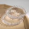 Jewelry Storage Trays Shell Plate Storage Trays Pure White Ceramic Storage Dishes Ring Earings Plate Home Decorative Tray 3