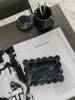 Light Luxury Style Natural Marble Art  Storage Tray Creative Home Living Room Tabletop Decoration SauCer Jewelry Storage Dish 3