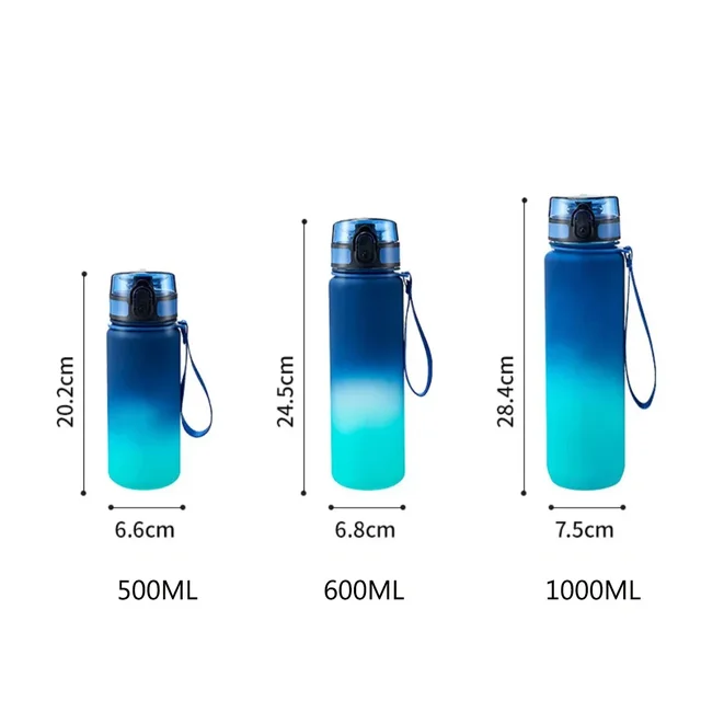 1 Liter Sports Water Bottle Large Capacity  Men Women Summer Portable Plastic Bottle for Outdoor Travel Fitness Drinkware 5
