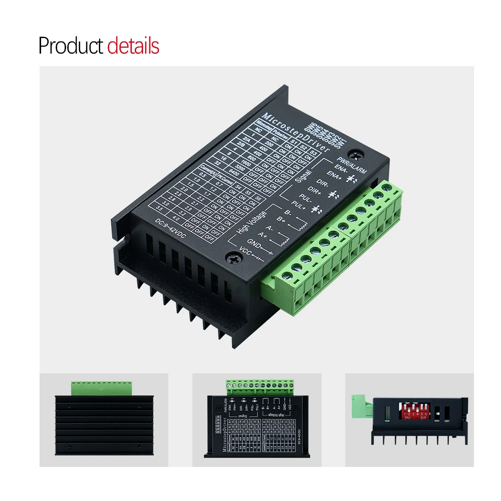 Microstep Motor Driver TB6600 42 57 Stepper Motor Nema17 Nema23 Supply Voltage 9-42V DC dc motor driver stepper motor driver