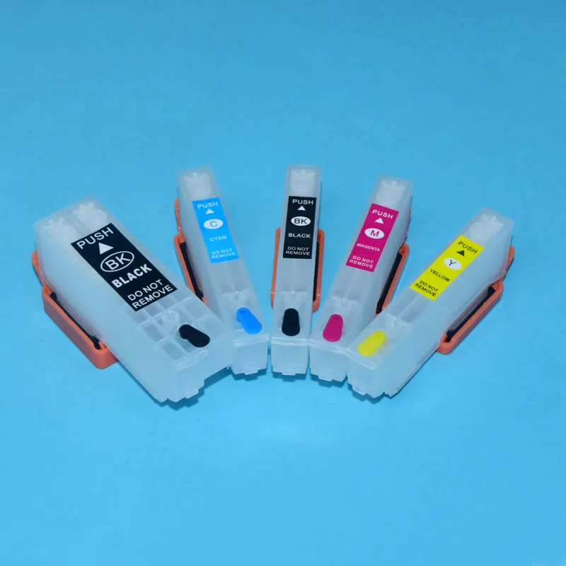 Printer Supplies Ink Cartridge Inkjet Ink Cartridge 5PCS 26xl Refillable Ink Cartridge With Auto Reset Chip For Epson XP 520 XP 600 XP 610 XP 620 XP 700 XP 800 XP 810 XP 820