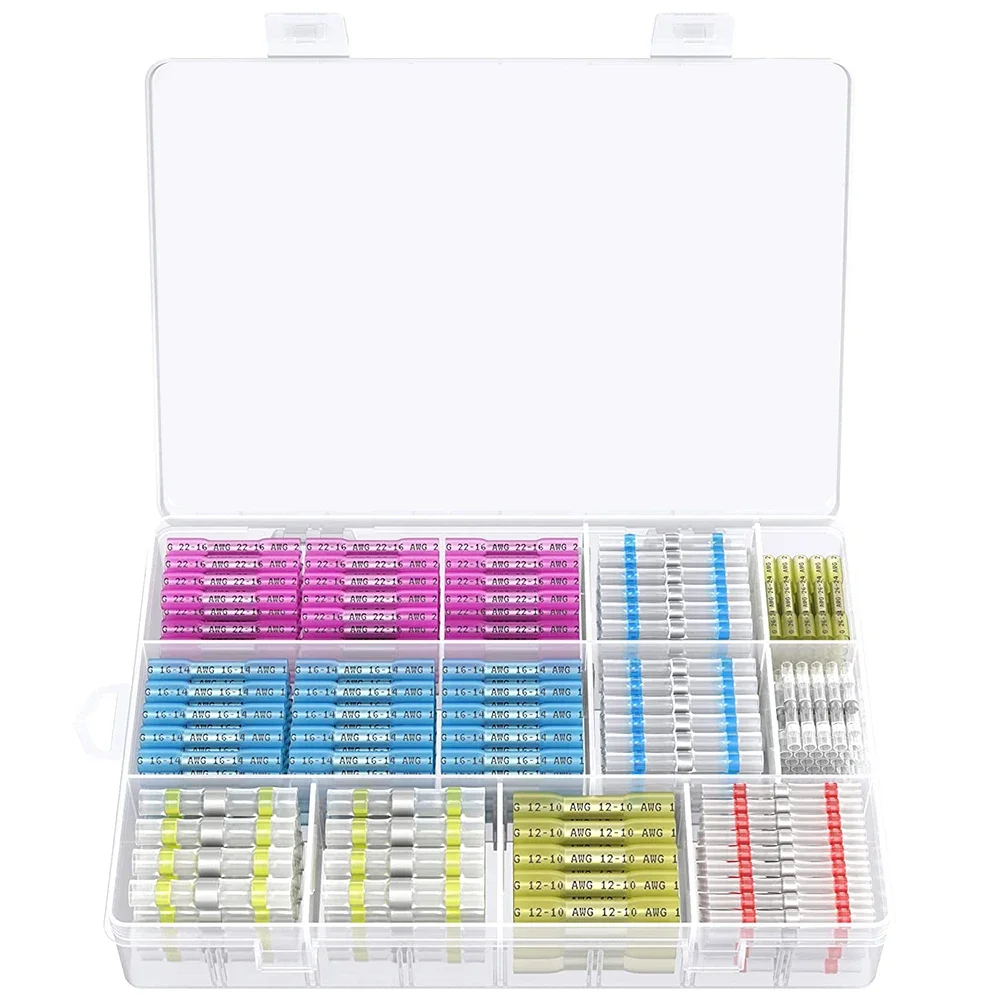 

Wiring kit Heat shrinkable butt joint and welding sealing wire connector Marine automotive waterproof electrical terminal kit