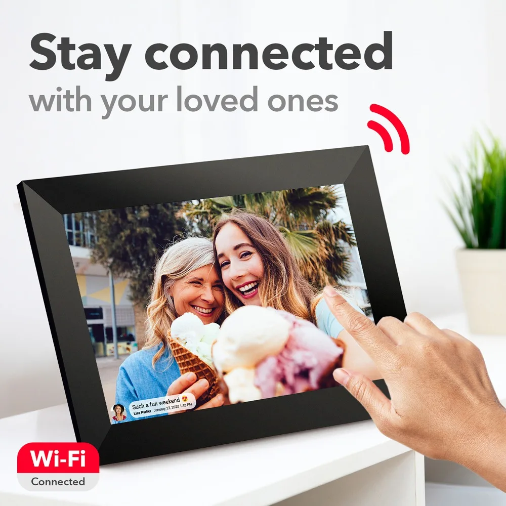 FrameoSmartDigitalPhotoFrame101InchIPSTouchScreenElectronic