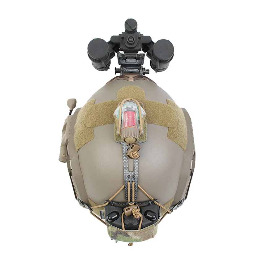 Tactical Helmet Battery Bag T Shape Frame Battery Case Pouch Helmet Paste Attached Pouch Storage