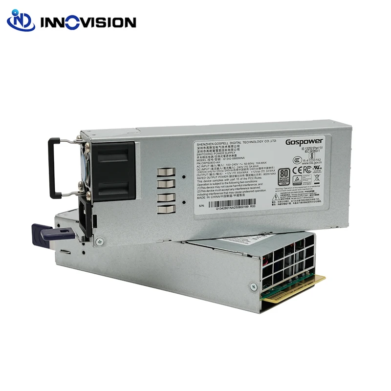 고효율 550W 800W 1300W 1600W 2000W 80Plus 플래티넘 이중화 전원 공급 장치 CRPS 모듈 새 브랜드 서버 PSU