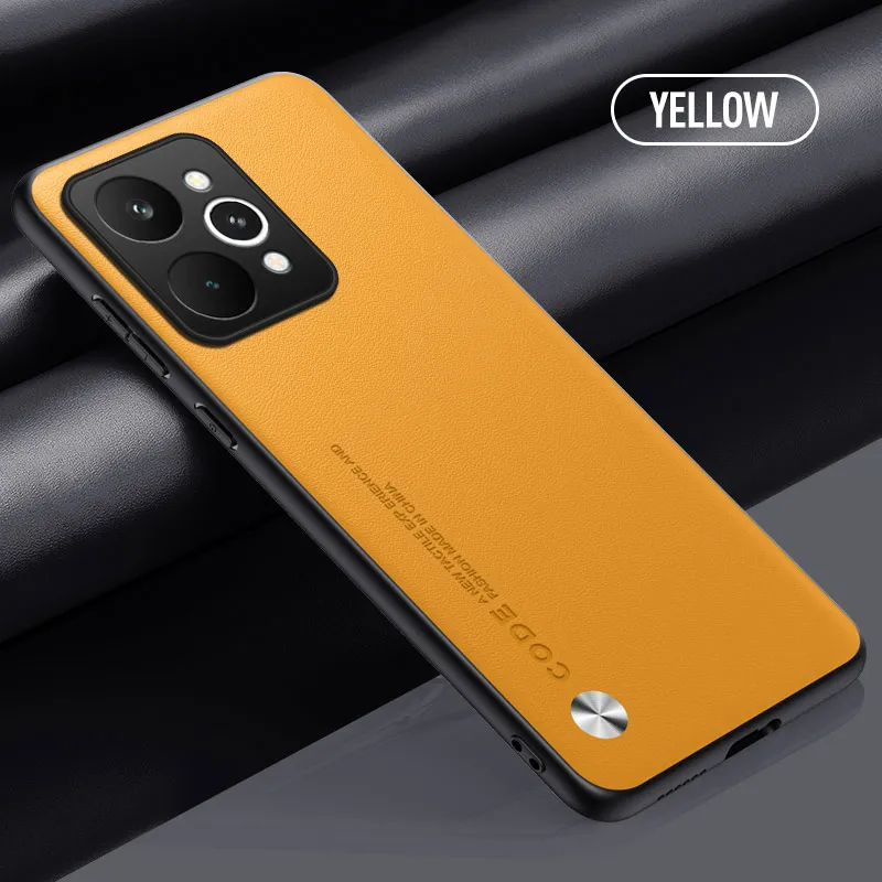 Elegant Matte Silicone & PU Leather Soft Protective Phone Case Cover