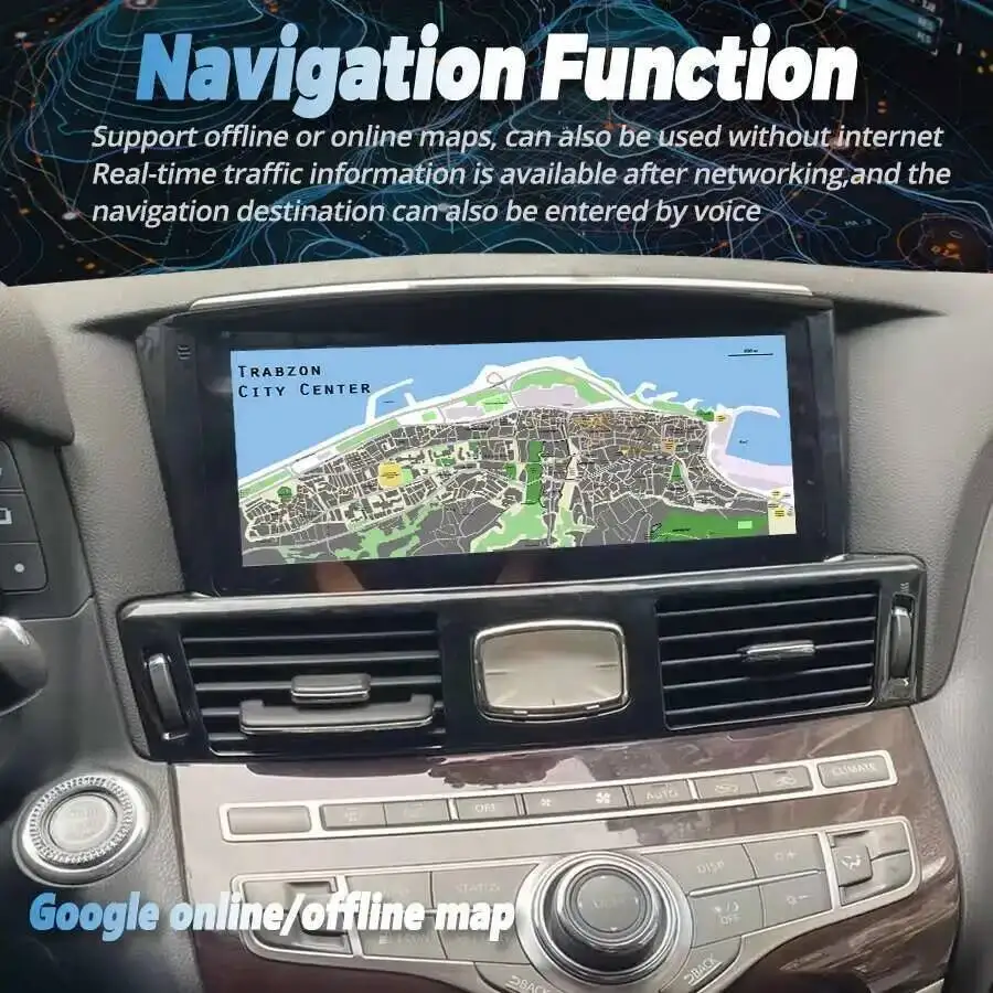 10.25Inch Screen For Infiniti Q70 Q70L M25 M35 2011-2017 Android