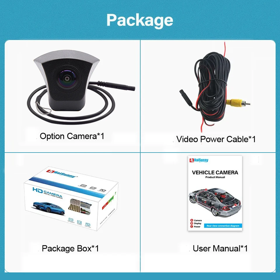 HD AHD 1080P 자동차 전면 카메라, 아우디 A1 A2 A3 A4 A5 A6 A7 A8 A4L A6L Q3 Q5 Q7 TT TTS 로고 주차 카메라