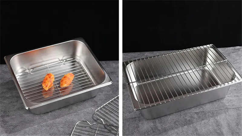 Stainless Steel Barbecue Cooking Mesh Shelf  Stainless Steel Baking Rack  Oven - Baking & Pastry Tools - Aliexpress