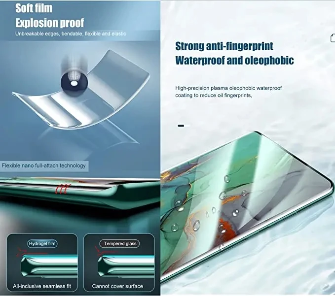 Premium 3-Pack Hydrogel Screen Protector Films