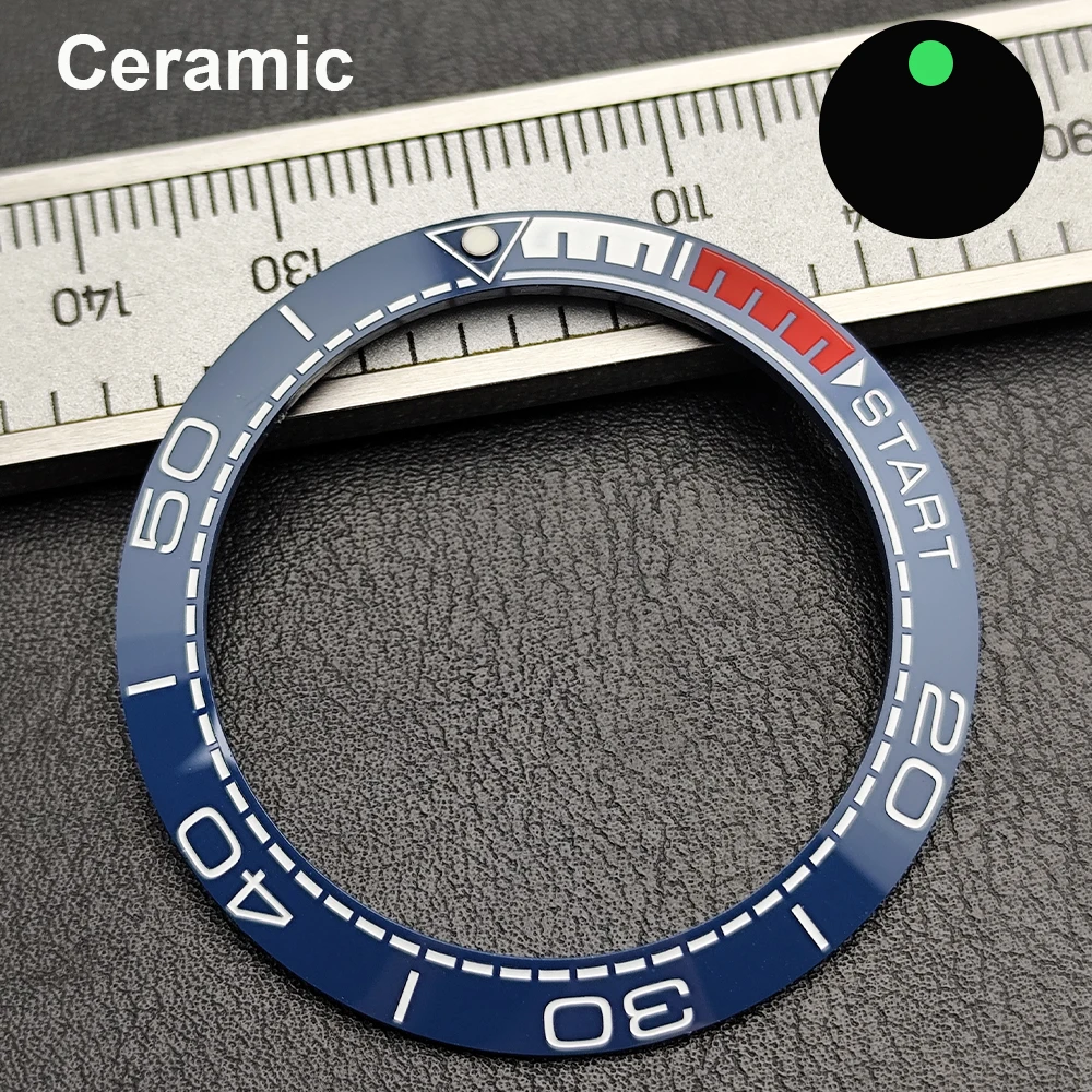 Enhanced Sloped Ceramic Aluminum Watch Bezel Ring Replacement