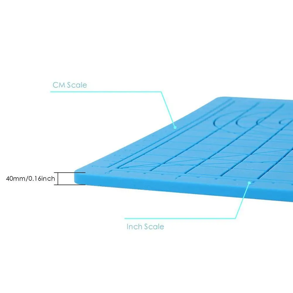 Ferramentas Protetores de dedo 3D Pen Mat Silicone Pad 3D Pen Stencils