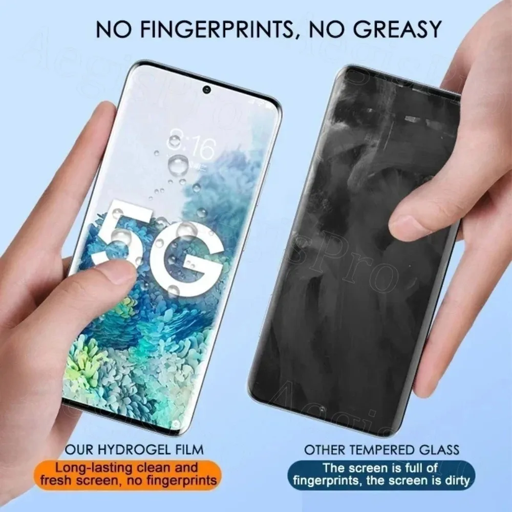 Premium Hydrogel Transparent Screen Protector – Water-Resistant & Anti-Scratch (2-Pack)