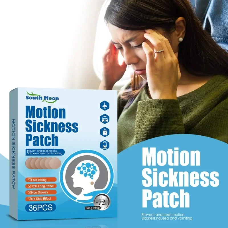 36 PCS Motion Sickness Patches Bands Relief of Nausea Vomiting Carsick and Vertigo in Adults and Kids from Car Travel Seasick slimming patch