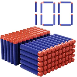100-Piece Set of Blue Round Head Foam Darts - Toy Gun Accessories (Blue)
