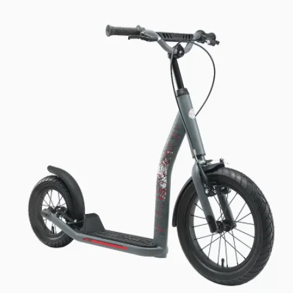 Yoghurt Slechte factor Verscheidenheid 16 Inch Air Wheel Pedal Scooter Fitness Bicycle With 2 V Brake Steel Frame