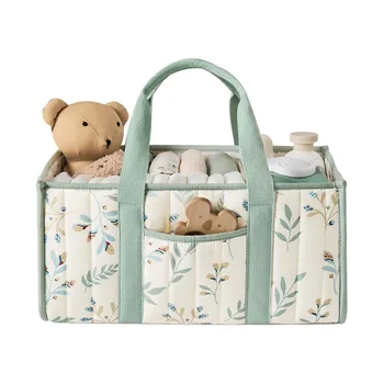 Baby Diaper Organizer Bag Folding Portable Diaper Stackers & Caddies High Capacity Storage Bag for Baby Things