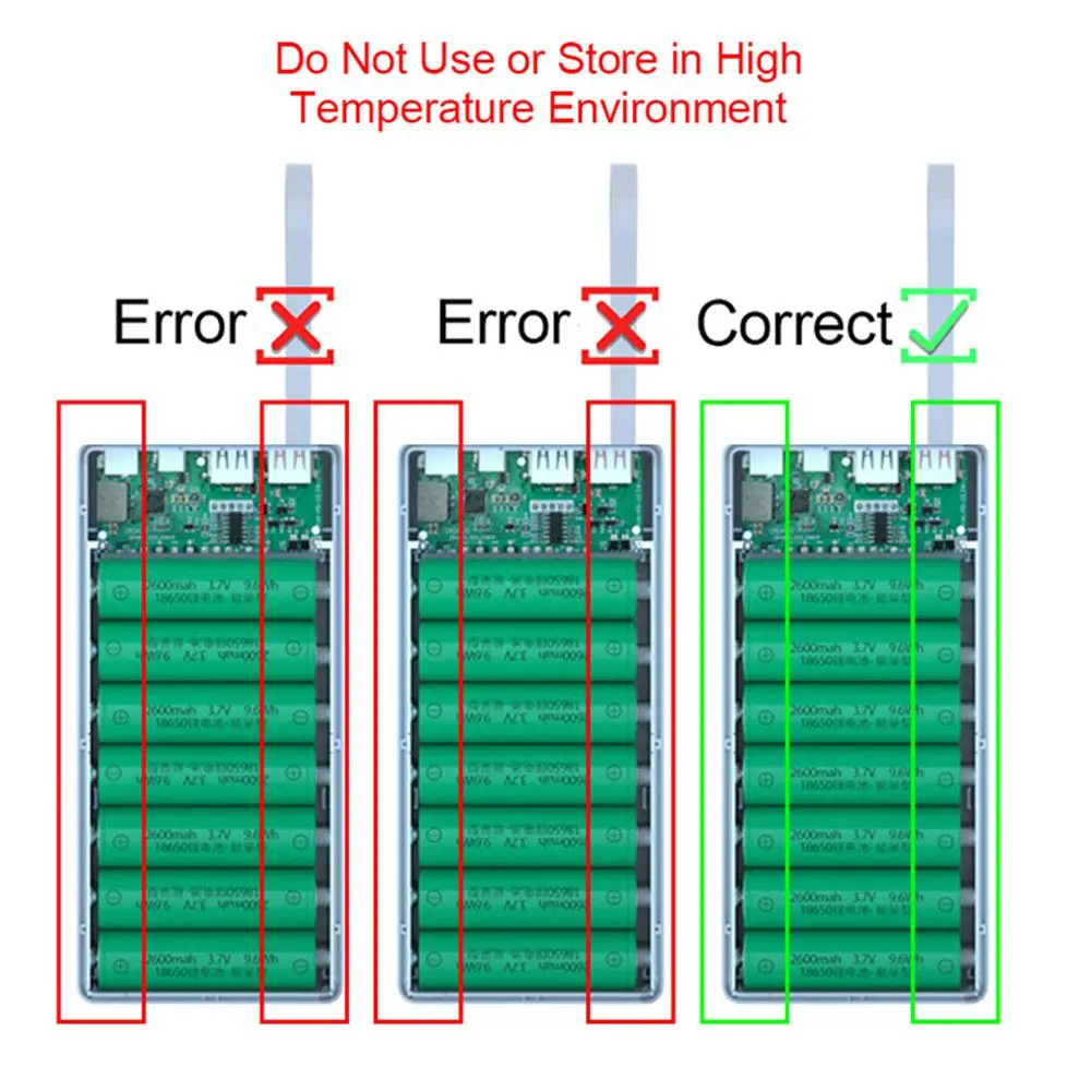  USB  18650 ͸ ͸ ̽,   ġ, LED , LCD ÷, 21x18650