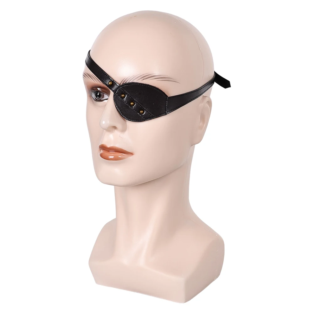 TV House Cosplay The Dragon Disguise Prince Aemond Cosplay Single Eye Mask Patch Costume Accessories Men Patch Halloween Props half face mask