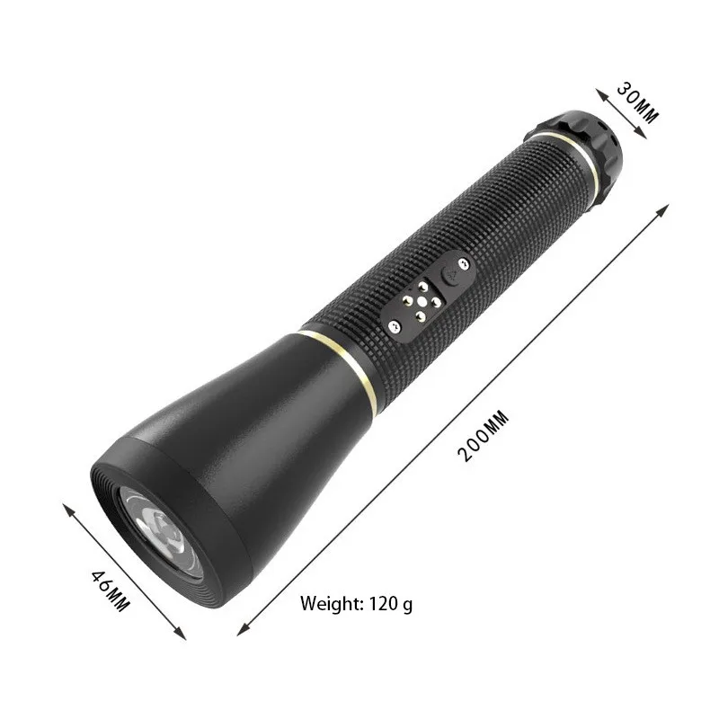 TT-610 Electronic Flashlight Patrol Stick Security Patrol Machine Property Device Strong Light Flashlight Stick