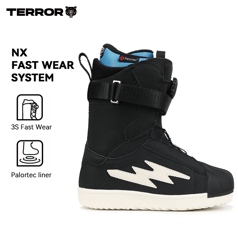TERROR24 스노우보드 부츠, 만능 퀵 웨어, 따뜻한 방수 전문 스노우보드 부츠, 신상