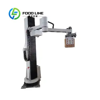 Robot pallettizzatore in vendita: robot automatico per pallettizzazione con impilamento stabile per cartoni e sacchi in linea di produzione, a basso costo
