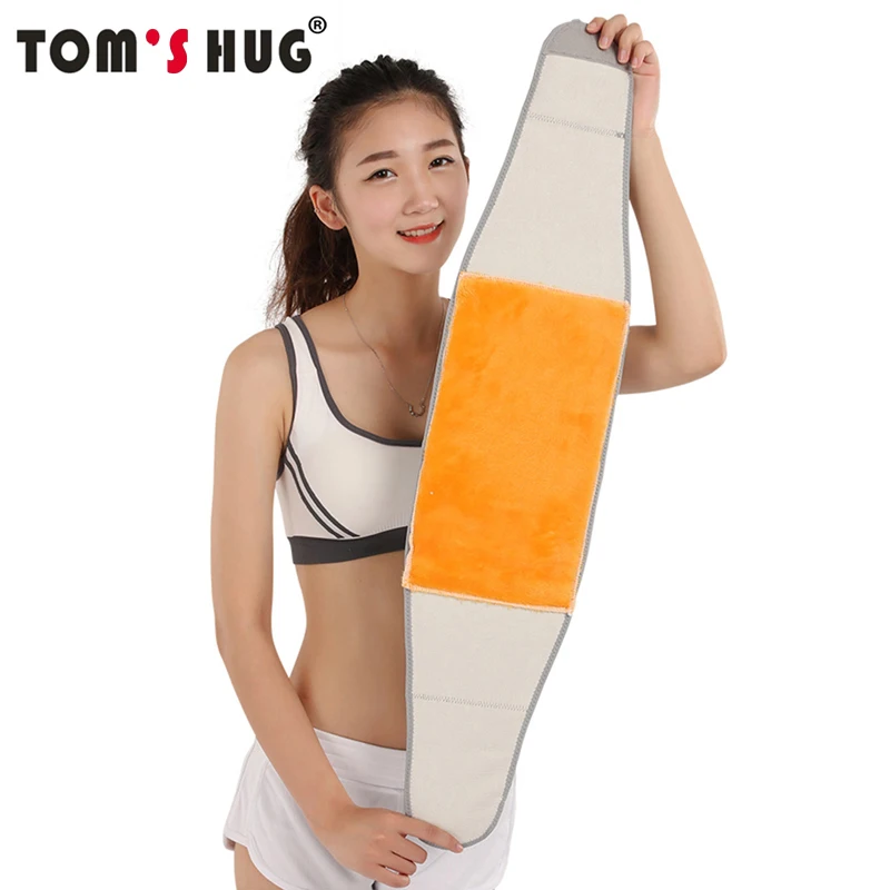 

Tom's Hug Brand Adjustable Gold Velvet Waist Support Bamboo Charcoal Belt Self-heating Breathable Waist Brace Protect Warm