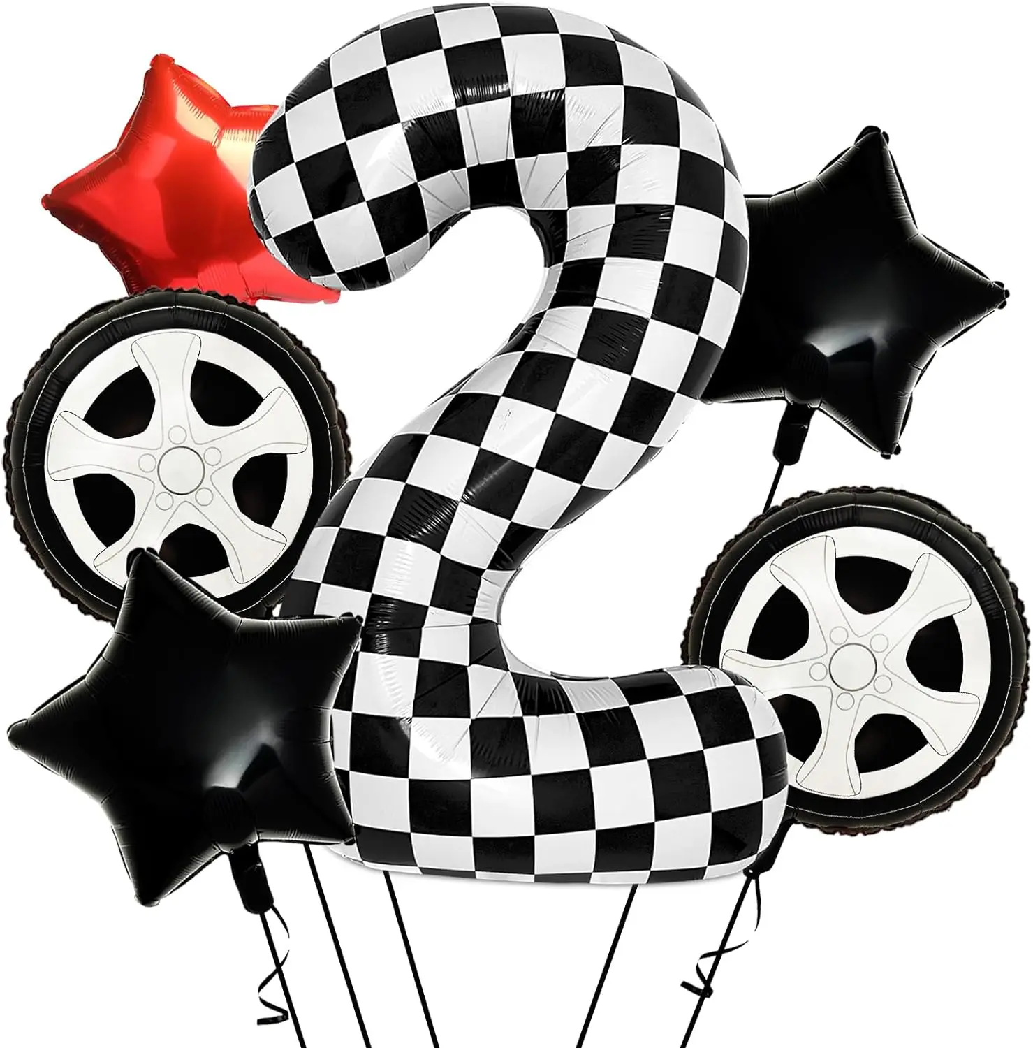 Motorrad-Thema Happy Birthday Banner Teller Tortendekoration Helm Motocross Ballon Dirt Bike Geburtstagsdekoration Partyzubehör – Detail 13