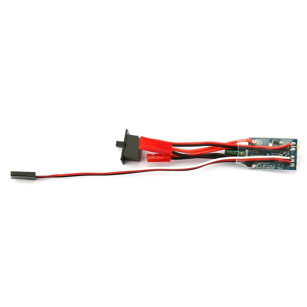 Micro ESC 20A 30A Brushed ESC RC ESC Elektrischer Geschwindigkeitsregler 2S 4~8V für DIY Mini 1/16 1/18 1/24 RC Auto Boot Panzer mit Bremse – Detail 14