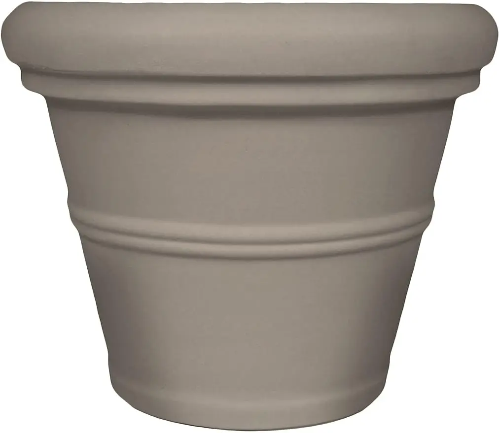

Tusco Products Rolled Rim Planter, 30-inch, Safari