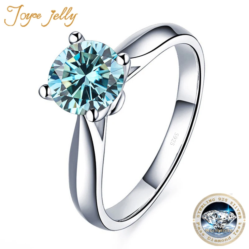 Pendient Houtros De Moissanita De 0,1-3 Quilat Para Hombr Y Mujer, Pendient De Diamant De Boda De Cuatro Garras De Plata De Ley 925, Joyería De Lujo - AliExprs