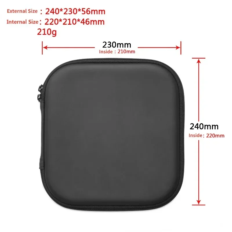 Portable Impact proof Case Bag Compatible For Apple Mac Mini Desktop Computer Mini Host Travel Case Protctive Carrying Bag