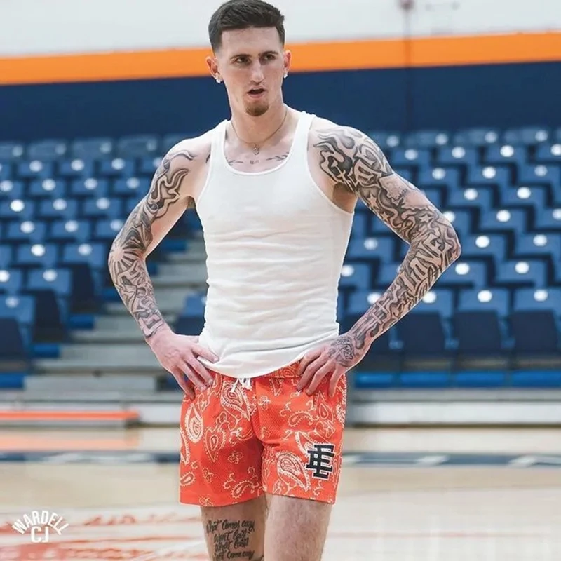 New Eric Emanuel EE Basic Short YORK CITY SKYLINE Fitness Sports Shorts Men's Gym Breathable Casual 4