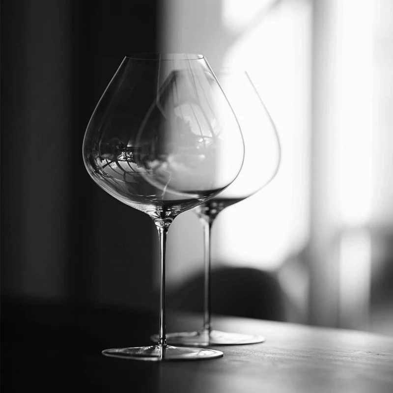 JINYOUJIA France Sydonios Style Upscale Burgundy Cup Crystal Handmade Extremely Thin Wine Glass Aroma Enlarge Goblet