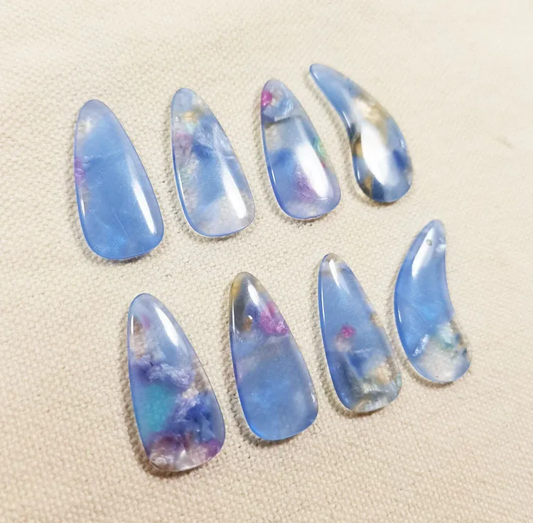 Guzheng Finger Picks Nail Covers 8pcs Musical Instrument Picks Accessories