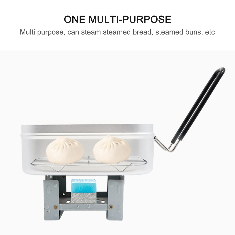 Camping Lunch Box Steaming Rack Multifunctional Lunch Box Steaming Stand Heat-resistant Steamer Mount Cooking Supplies