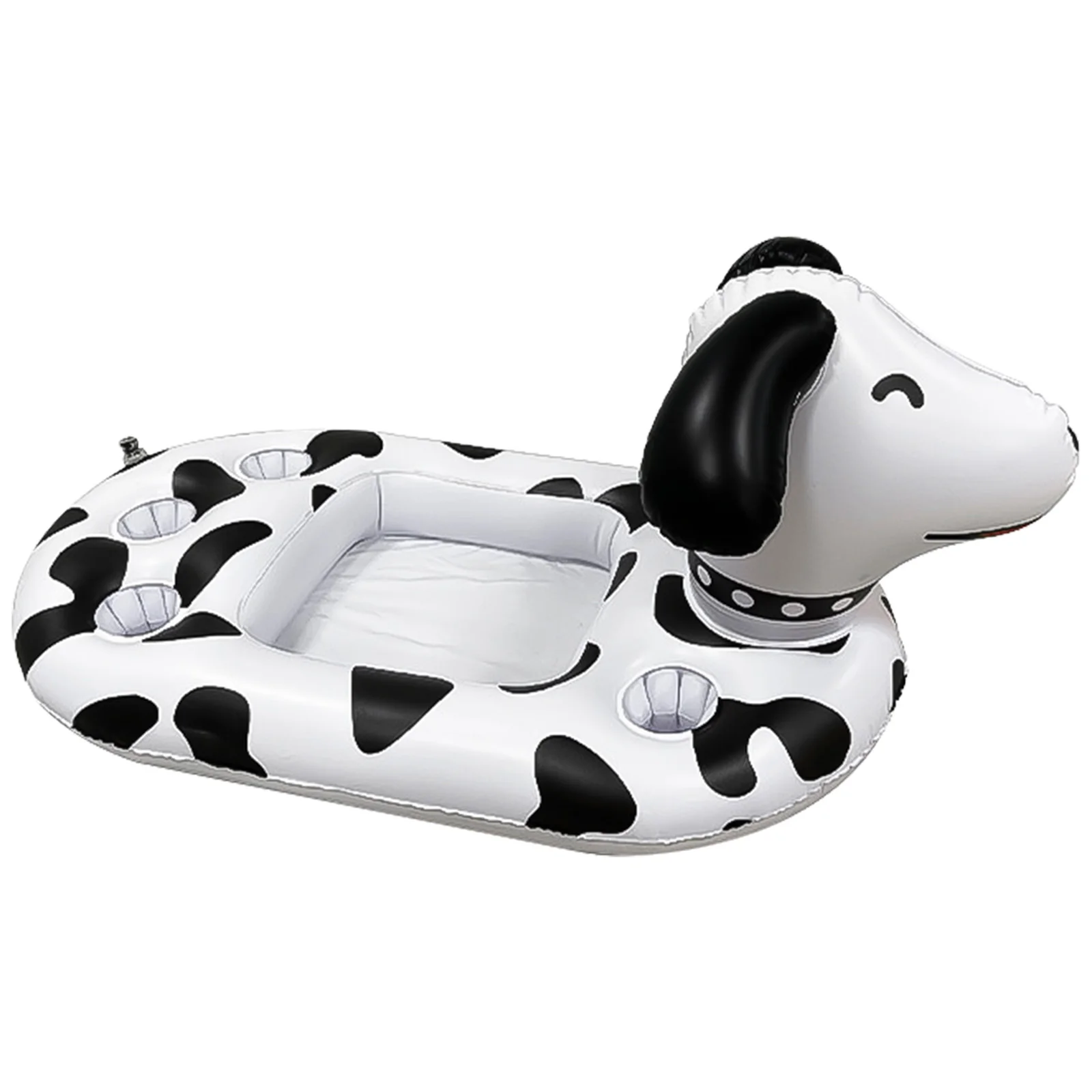Inflatable Pool Party Food Tray Multi-hole PVC Beverage Bottle Holder Tray Reusable Foldable Leakproof Swimming Pool Accessories