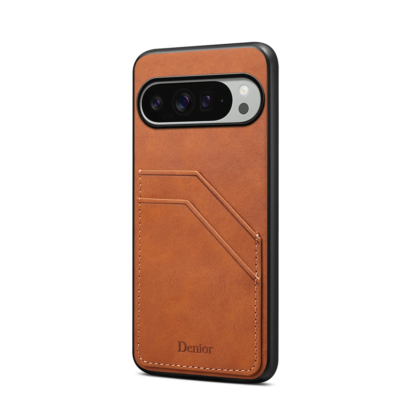Luxury Retro Wallet Phone Case Card Holder PU Leather Back Cover