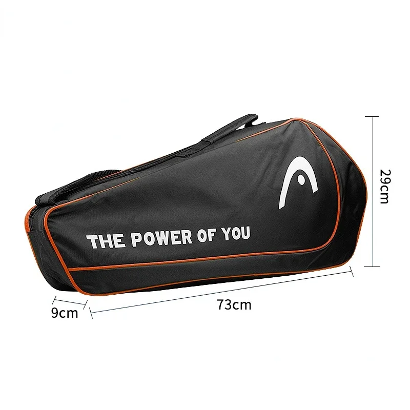 New HEAD Tennis Racket Bag For 3 Rackets Training Sport Competition Shoulder Hand Bag Squash Badminton Raquete De Padel Bag 5