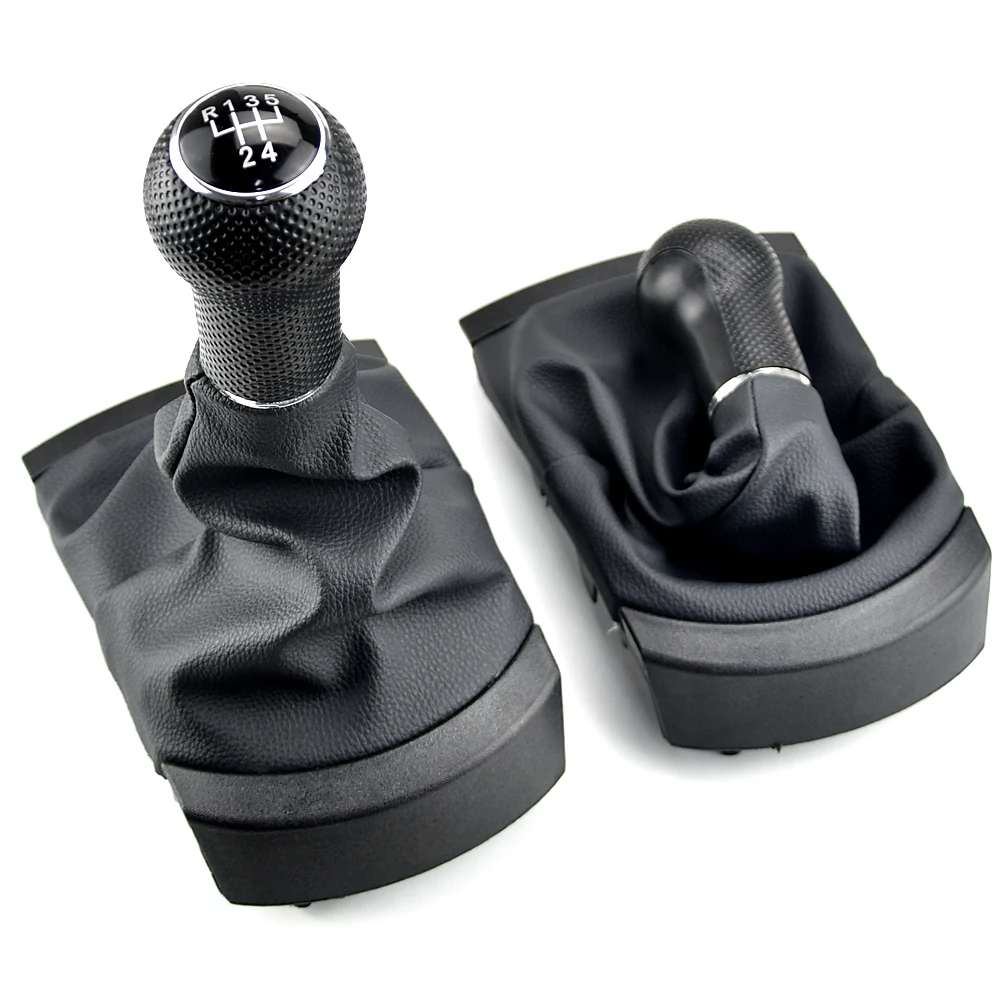

For SEAT Ibiza 2002 2003 2004 2005 2006 2007 2008 Car Styling Gear Shift Knob Lever Stick Gaiter Boot Cover Collar Dust Cover
