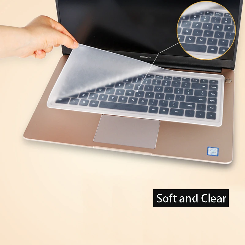 Keyboard Silicone Cover Keyboard Cover 2pcs Universal Keyboard Cover for 13-17 inch Laptop Notebook PC Keyboard Anti Dust Soft Silicone Protective Clear Film Guard