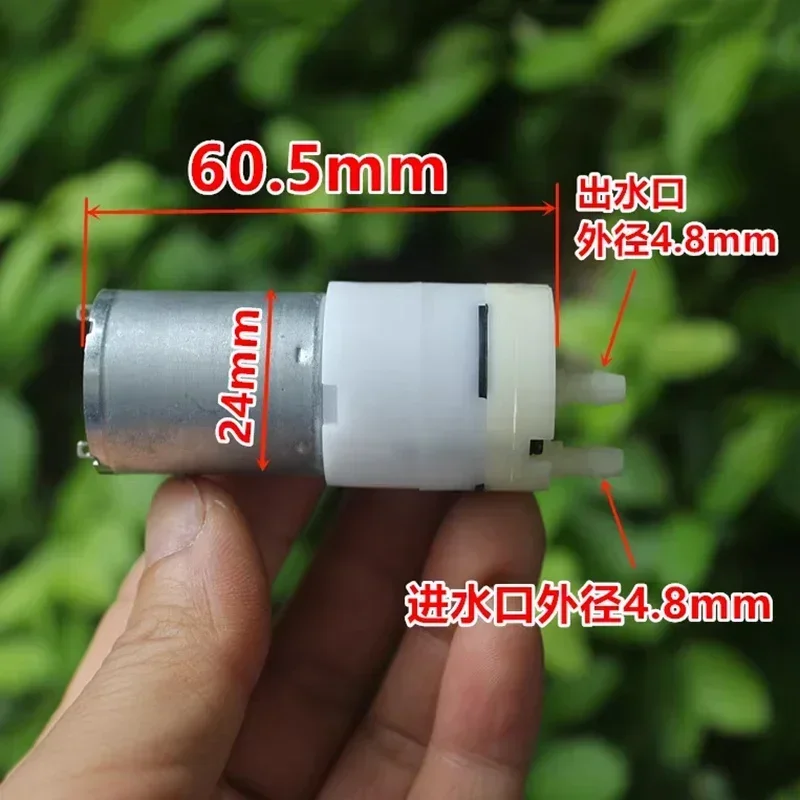 DC 3V 3.7V Small Mini 370 Motor Diaphragm Water Pump Micro Self-priming Suction Water Pump DIY Dispenser Tea Table Pumping liquid transfer pump
