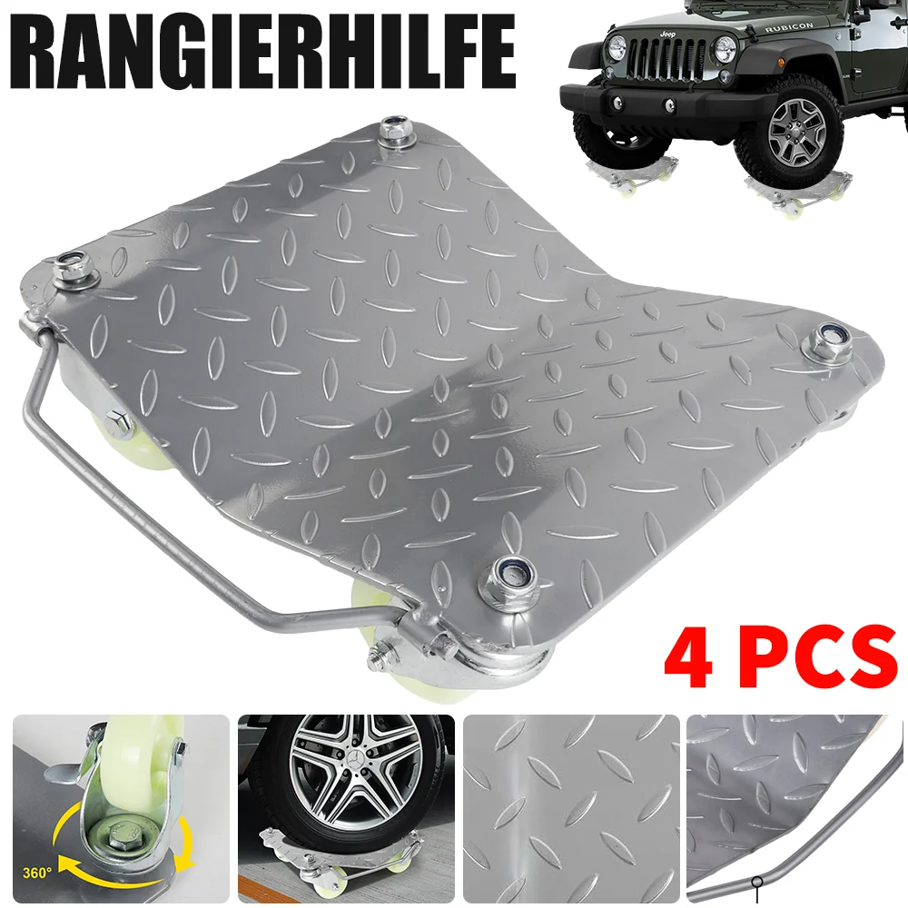 4-teiliger Reifen- und Radroller für Fahrzeuge mit 4 Universalrollen – Reifen- und Radtransporter für die Autoreparatur – Detail 1