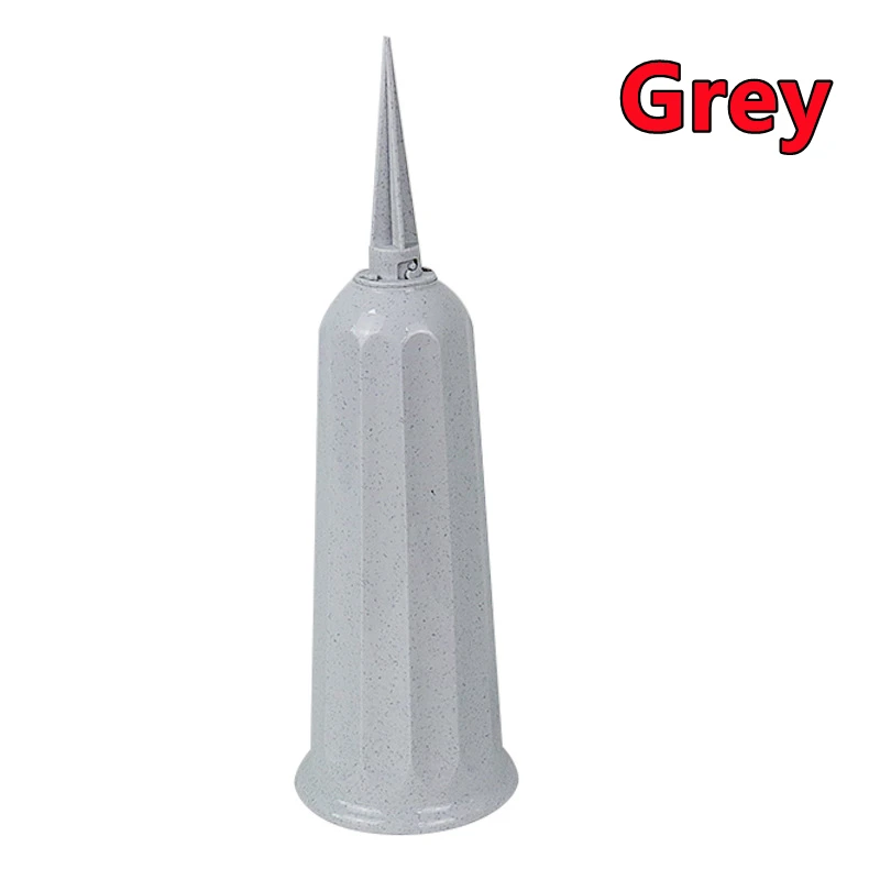 2/1PC Cemetery Vase with Spikes Plastic Floral Vase Holder for Gravestone Grave Yard Ground Outdoor Flower Marker Decorations