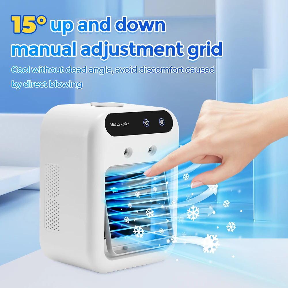 Desktop Portable Air Conditioner Air Cooler Fan 500ml Ice Water