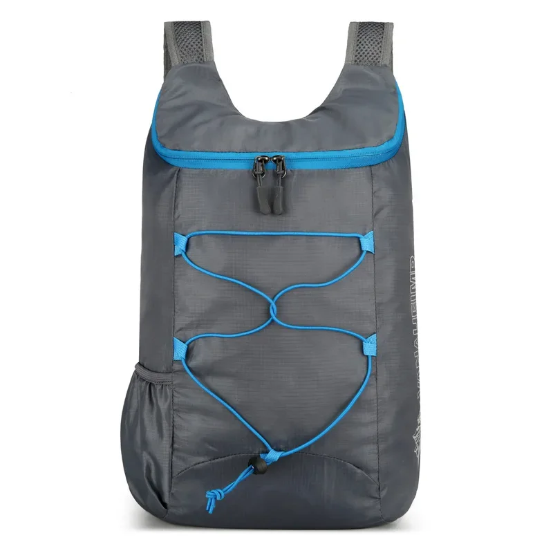 Water-Resistant Foldable Outdoor Backpack - Large-Capacity Packable Daypack for Travel, Hiking, and Sports