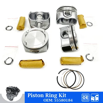 Parti del motore Pistoni con anelli Set per Buick Encore 1.4T LUJ Chevrolet Cruze Opel Astra Trax Accessori auto 55580184 25198520