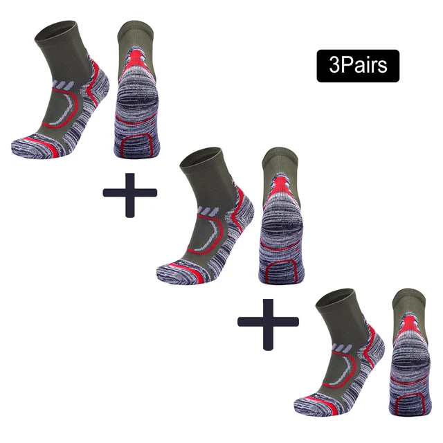 5Pairs Men's socks Breathable Socks women's Compression socks Basketball Socks Football Trekking Running Sport Socks Wintersocks 3Pairs Set3